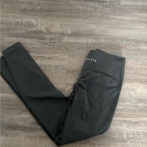 Alphalete Black High-Rise Ruched Leggings